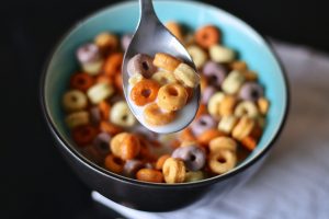 Cereal in bowl
